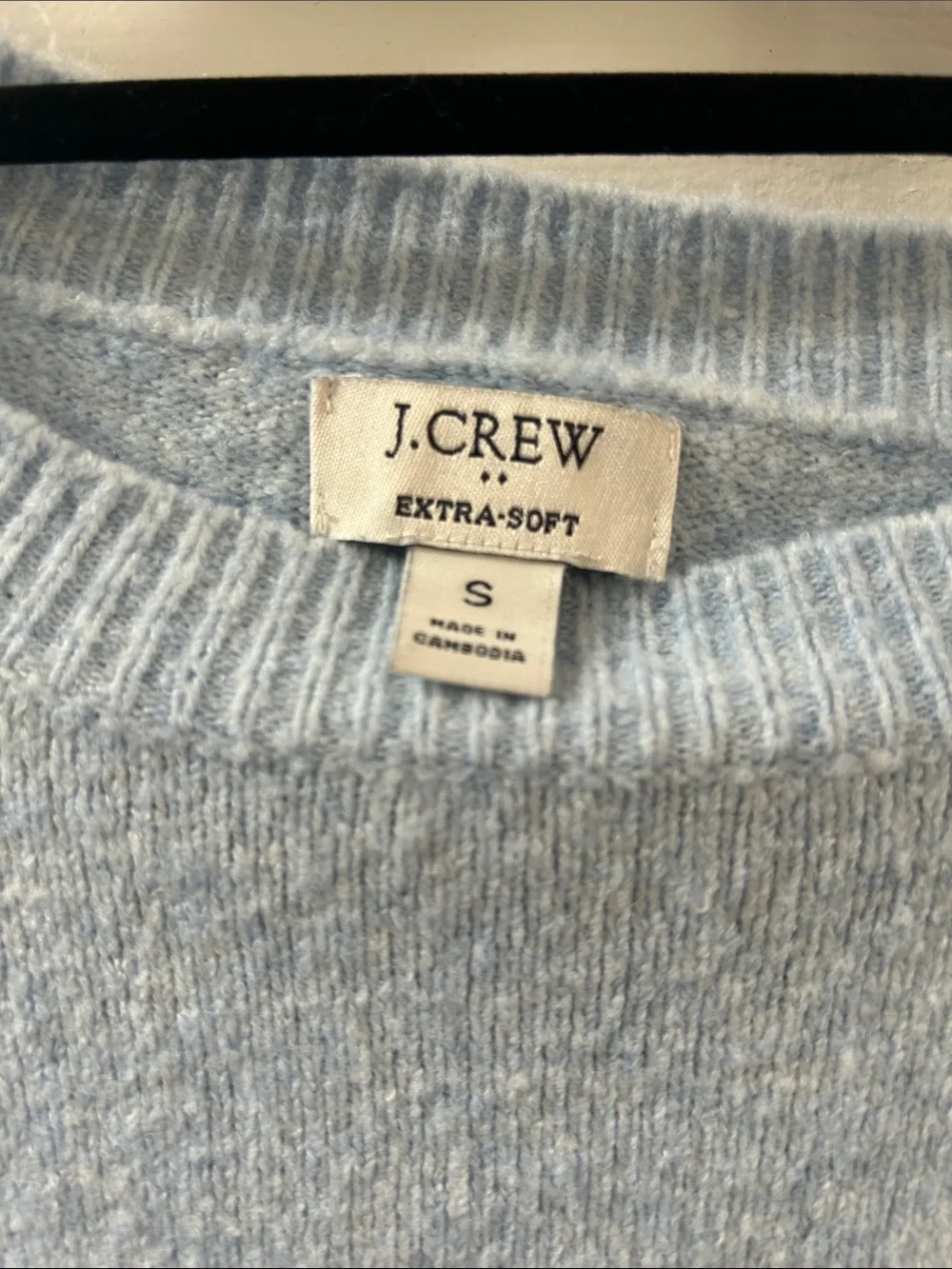 J Crew (S) Light Blue Crewneck Sweater